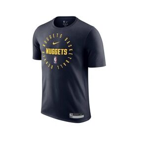 Nike Teens  Denver Nuggets Navy On Court Practice T-Shirt Size 14-16